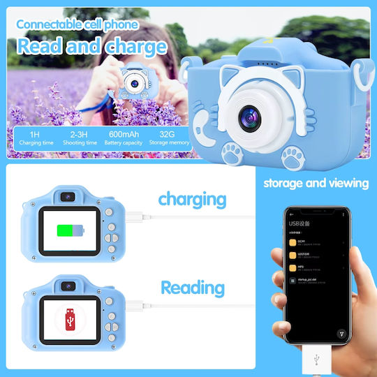Children's Camera 40MP Pink