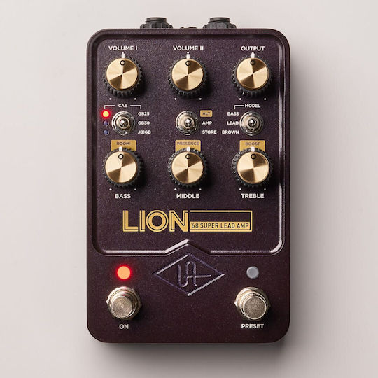 Universal Audio Uafx Lion ‘68 Super Lead Πετάλι Effect Delay Ηλεκτρικής Κιθάρας και Ηλεκτρικού Μπάσου