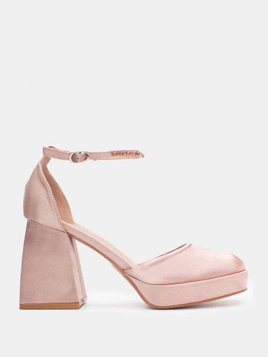 Luigi Copper Heels with Strap