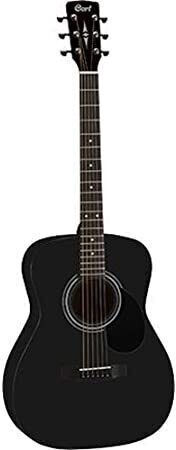 Cort Ηλεκτροακουστική Κιθάρα Black / Black Satin