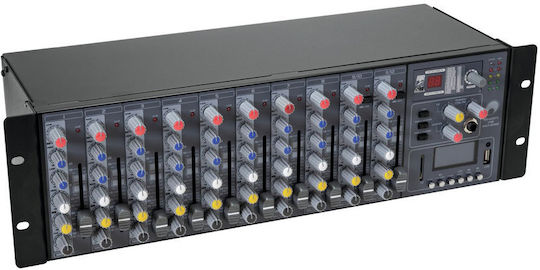 Omnitronic RM-1422 FXA RM-1422 Αυτοενισχυόμενος Ψηφιακός Μίκτης 12 Καναλιών & Bluetooth