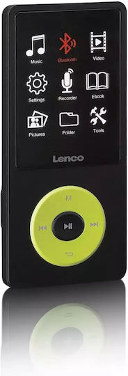 Lenco MP3 Player (8GB) με Οθόνη TFT / LCD 2.4" Πράσινο XEMIO-860GR