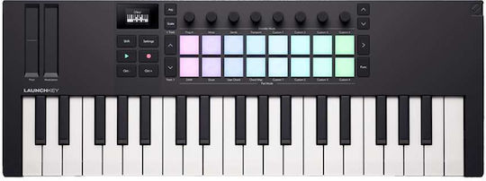 Novation Midi Controller Novation Launchkey Mini Mk4 with 37 Keys Black
