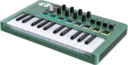 Arturia Midi Keyboard Minilab3 με 25 Πλήκτρα Πράσινο