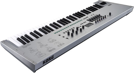 Korg Synthesizer Opsix SE Platinum mit 61 Tasten Silber