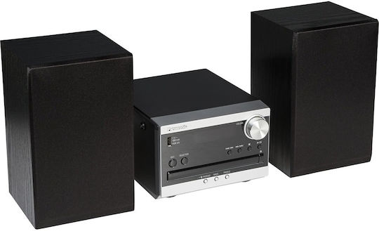 Panasonic Sistem audio 2 SC-PM-272EG-S 20W cu CD Player și Bluetooth Negru