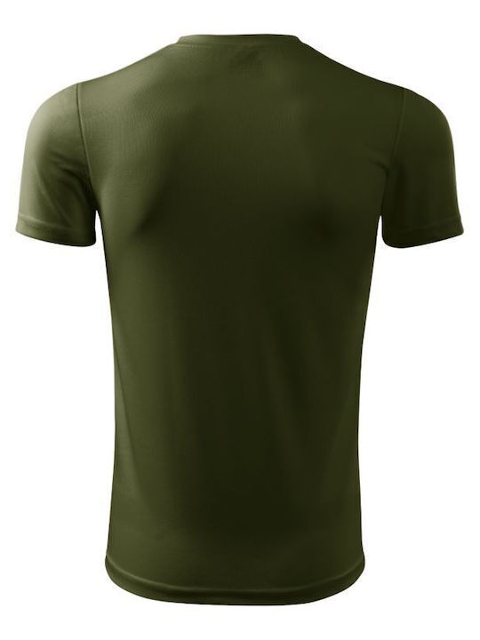 Malfini Ανδρικό Διαφημιστικό T-shirt Κοντομάνικο Military