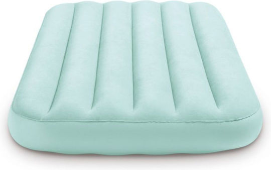Intex Inflatable Camping Air Mattress Single Cozy Kidz 157x88x18cm Blue