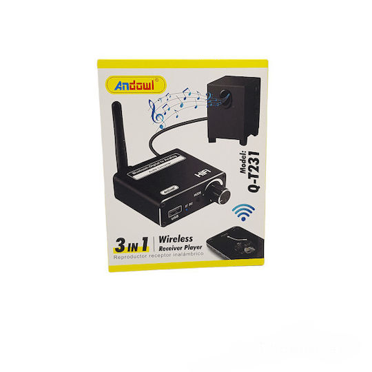 Andowl Bluetooth 5.0 Receiver με θύρα εξόδου USB