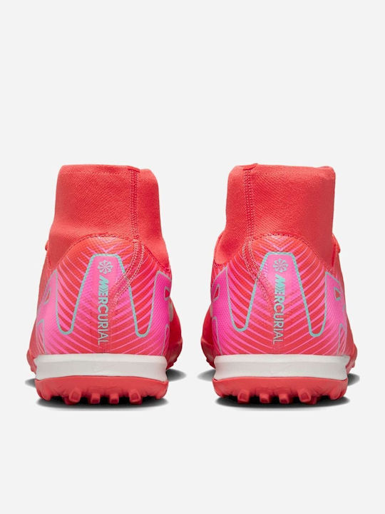 Nike Mercurial Superfly 10 Academy Kylian Mbappé TF Orange Football Shoes with Molded Cleats