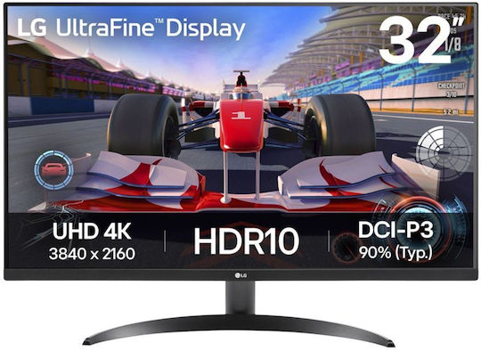 LG UltraFine 32UR500K-B VA Monitor 32" 4K 3840x2160 με Χρόνο Απόκρισης 4ms GTG