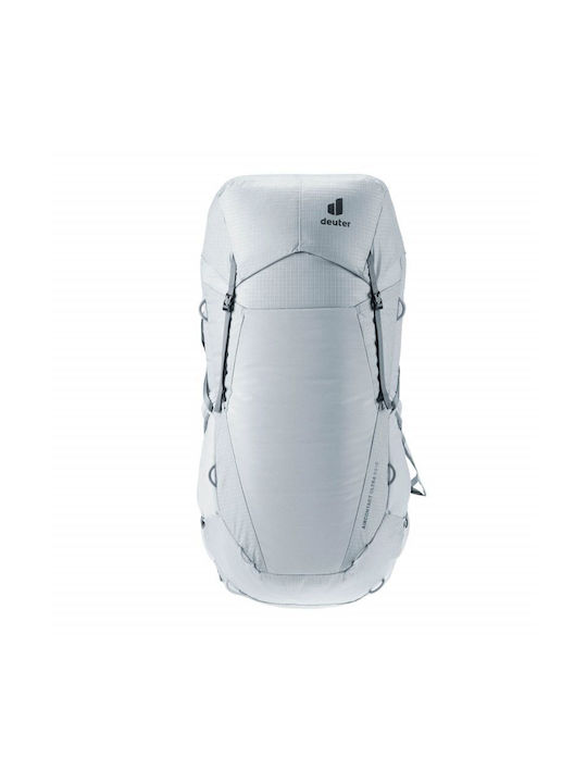 Deuter Aircontact Ultra 50+5 Ορειβατικό Σακίδιο 55lt Αδιάβροχο Γκρι Trekking