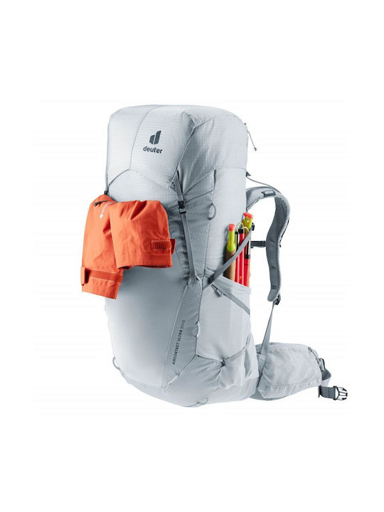 Deuter Aircontact Ultra 50+5 Ορειβατικό Σακίδιο 55lt Αδιάβροχο Γκρι Trekking