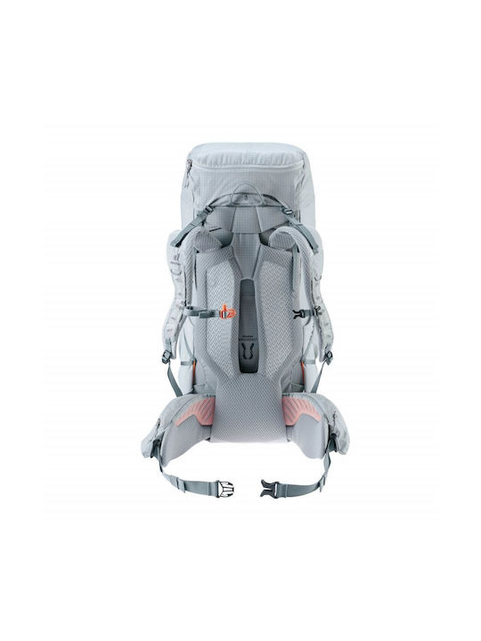 Deuter Aircontact Ultra 50+5 Ορειβατικό Σακίδιο 55lt Αδιάβροχο Γκρι Trekking