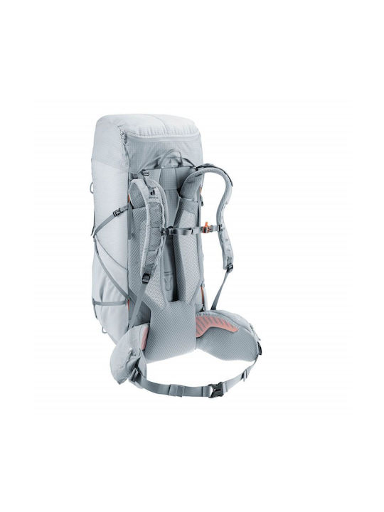 Deuter Aircontact Ultra 50+5 Ορειβατικό Σακίδιο 55lt Αδιάβροχο Γκρι Trekking