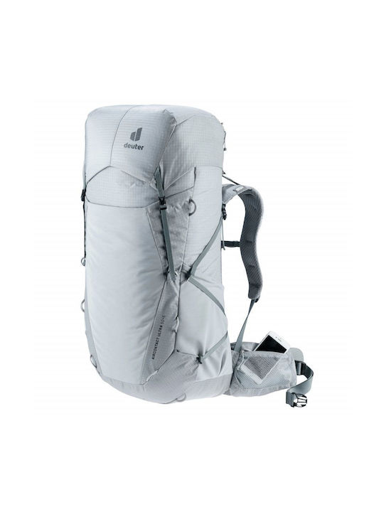 Deuter Aircontact Ultra 50+5 Ορειβατικό Σακίδιο 55lt Αδιάβροχο Γκρι Trekking