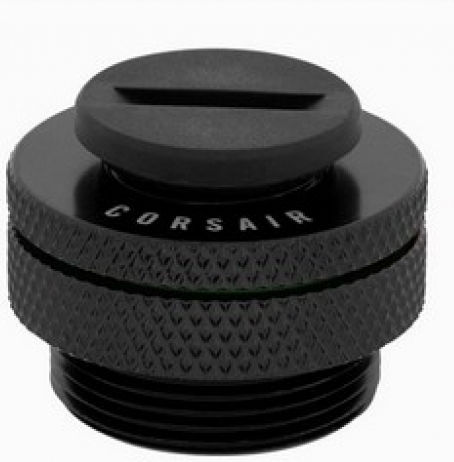 Corsair Hydro X Series XF Fill Port Fittings Black