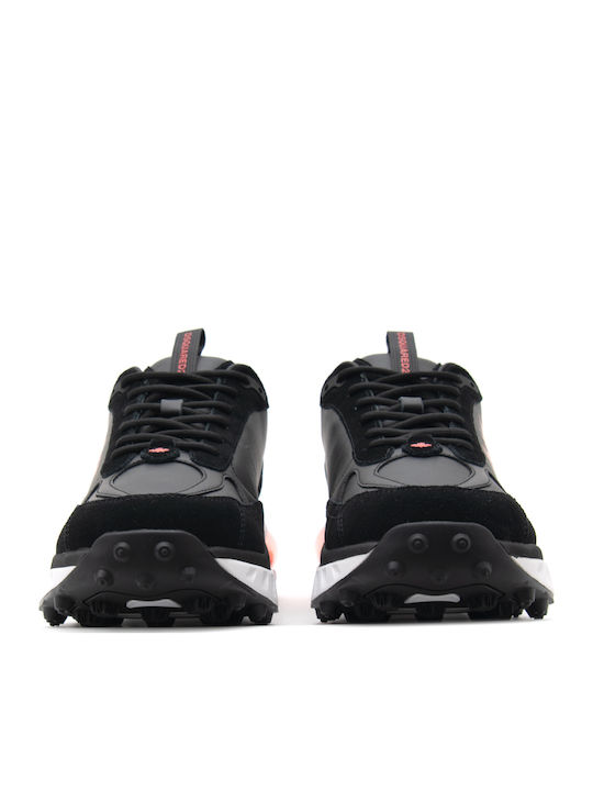 Adidași Chunky Pentru Bărbați Roșii-Negri Bubble