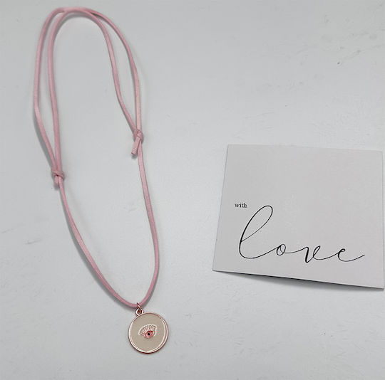 Riniotis Amulet De Botez Colier Roz 50 Bucăți M136k