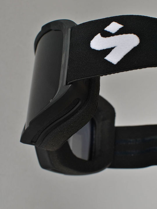 Sweet Protection Μάσκα Σκι & Snowboard Ενηλίκων Μαύρη με Φακό σε Μαύρο Χρώμα
