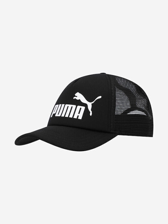 Puma Ess No 1 Logo Trucker Cap Μαύρο