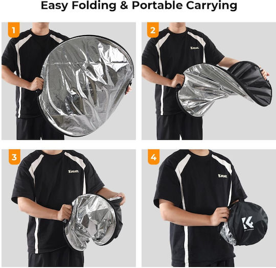 K&F Concept Foldable Photography Reflector 110cm 5-in-1 KF18.0006
