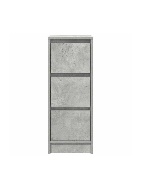 Drawers Storage Wooden L29.5xW34xH76cm