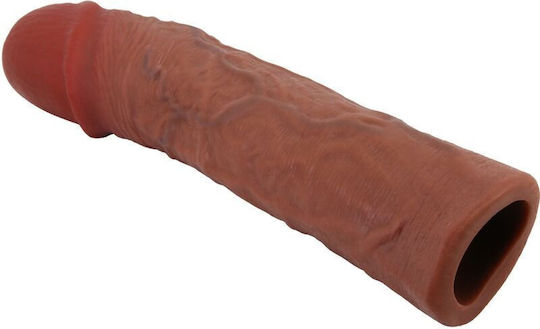 Pretty Love Penis Sleeve Προέκταση Πέους Καφέ 7.6cm