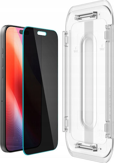 Spigen Tr Ez Fit Hd Поверителност Закалено стъкло (iPhone 17 Pro Max / iPhone 16 Pro Max)