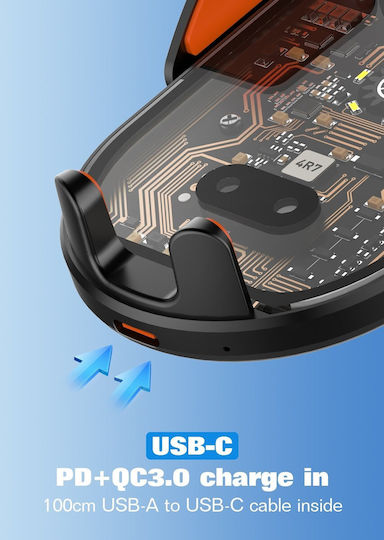 Ldnio Car Mobile Mount with Adjustable Hooks and Wireless Charging Black