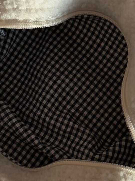 Damen Necessaire in Weiß Farbe 18cm