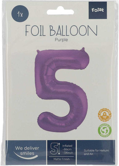Balloon Foil Jumbo Number Pink 86cm