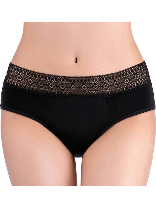 Geometric Lace Menstrual Underwear