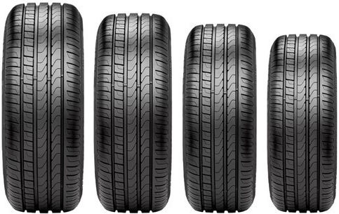 Xtrobb Protective Covers for Car Tires 4pcs Black
