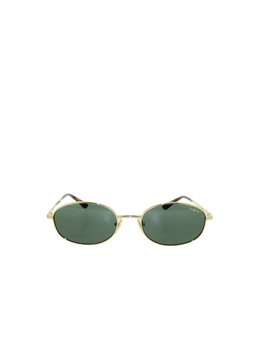 Vogue Sunglasses with Gold Metal Frame and Green Lens VO4323S 280/71