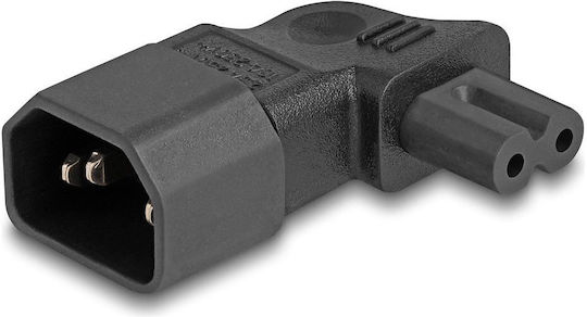 Delock Netzadapter IEC 60320 C14 auf C7 Stecker Buchse