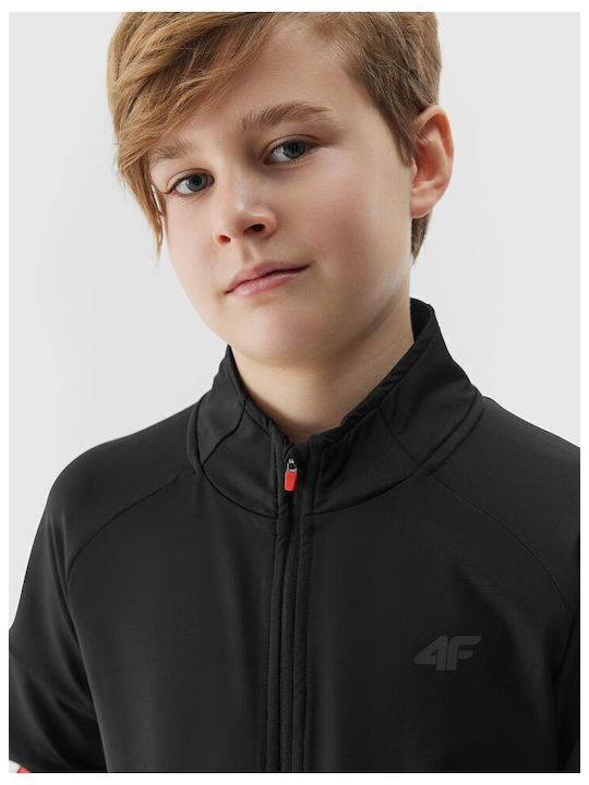 Kinderstrickjacke Schwarz