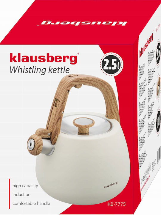 Klausberg Fierbător Inoxidabil Bej 2500ml
