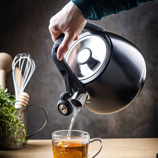 Klausberg Kettle Stainless Steel Black 2500ml