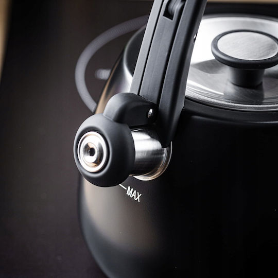 Klausberg Kettle Stainless Steel Black 2500ml