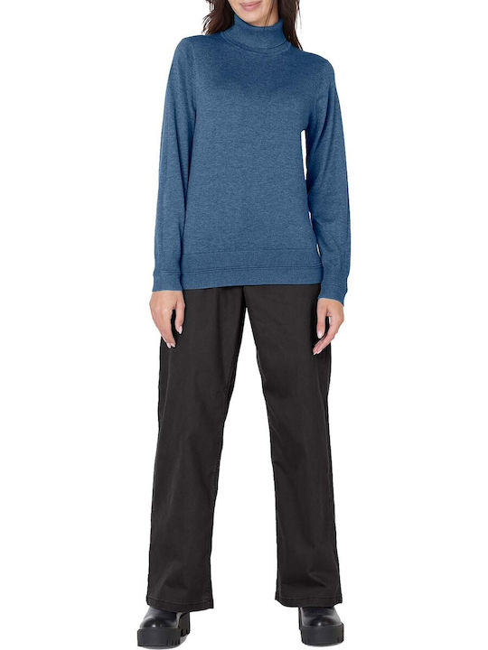 Jensen Woman Pullover Blue Raff 217815-8992