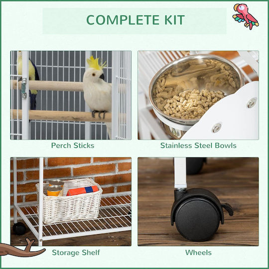 King Kong Cages Bird Cage With Toy 60x42x154cm