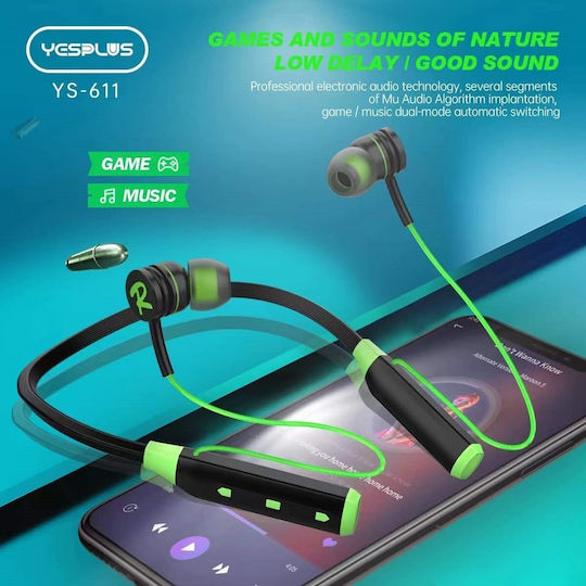 Yesplus YS-611 In-Ear Bluetooth-Freisprecheinrichtung Kopfhörer Schwarz