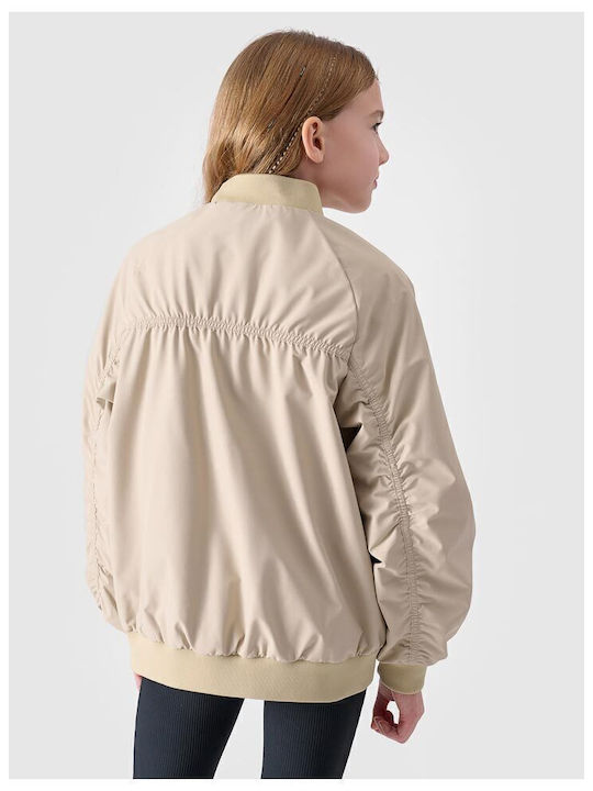 Kids Bomber Beige