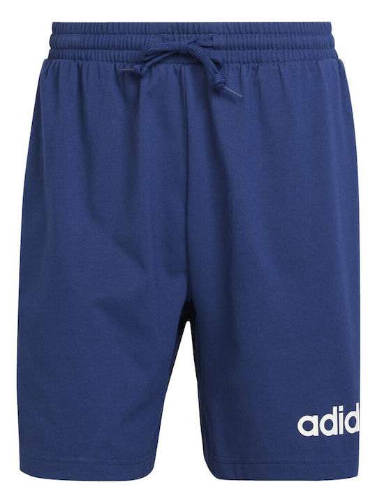 Essentials Linear Single Jersey Ανδρική Βερμούδα Μπλε