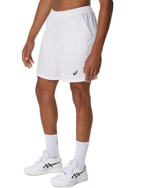 ASICS Men's Athletic Shorts White