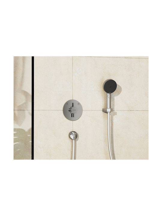 Hansgrohe Μίκτης Μπαταρίας Εντοιχισμού για Ντουζιέρα Ασημί 4059625471470