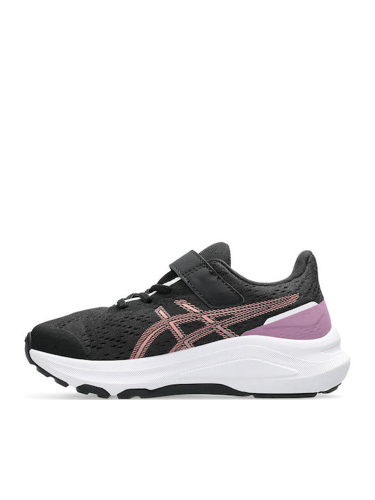 Gt-1000 13 Ps Kids Sports Shoes Running with Hoop & Loop Closure Black