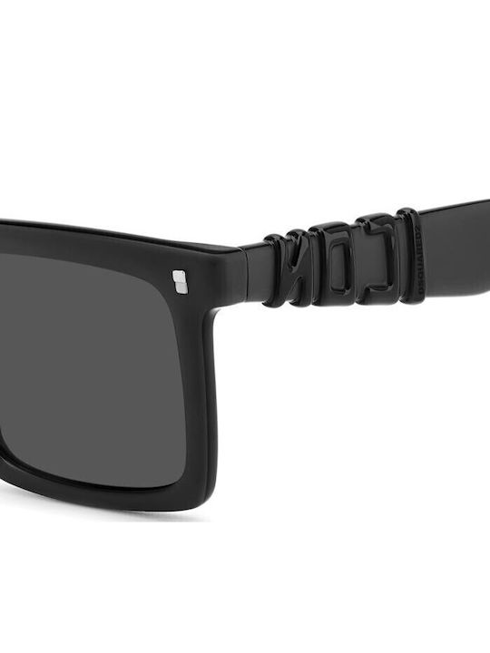 Dsquared2 Icon Bărbătești Ochelari de soare cu Negru Cadru și Negru Lentilă ICON 0025/S 003/IR