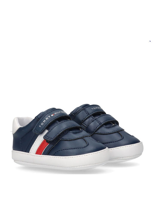 Tommy Hilfiger Βρεφικά Sneakers Αγκαλιάς Μπλε